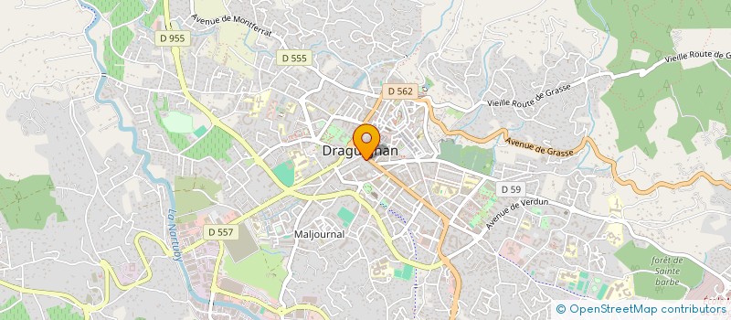 localisation de l'entreprise LES VENUSIENNES à DRAGUIGNAN