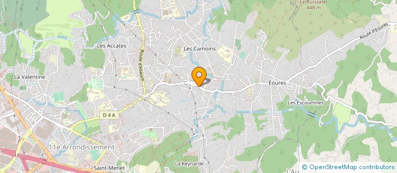 localisation de l'entreprise LES VERANDAS DU SUD à MARSEILLE