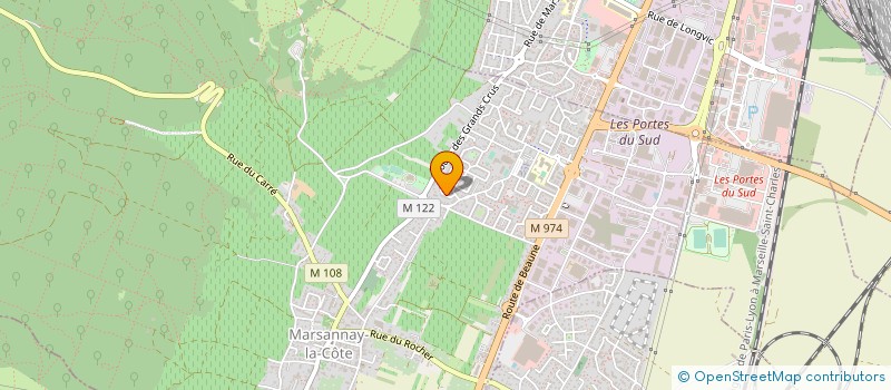 localisation de l'entreprise LES VERANDAS JURASSIENNES à MARSANNAY-LA-COTE