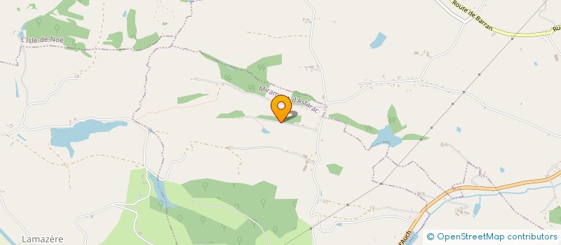 localisation de l'entreprise LES VERBIVORES  MIRAMONT D'ASTARAC