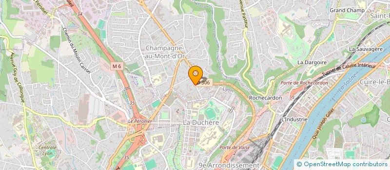 localisation de l'entreprise LES VERCHERES 1936  CHAMPAGNE-AU-MONT-D'OR