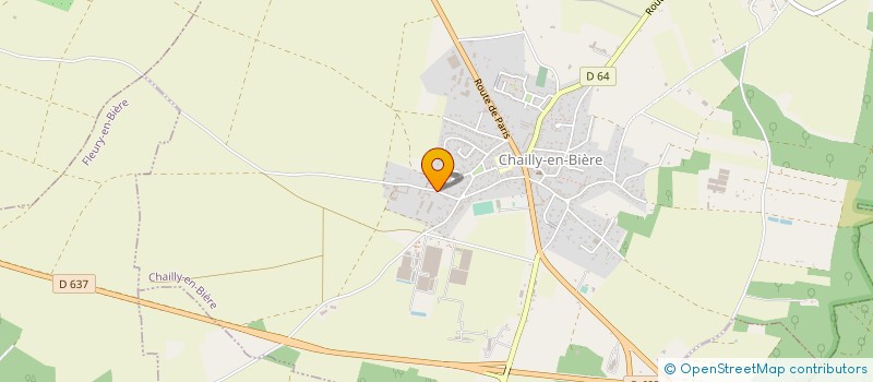 localisation de l'entreprise LES VERDURES DE CHAILLY à CHAILLY-EN-BIERE
