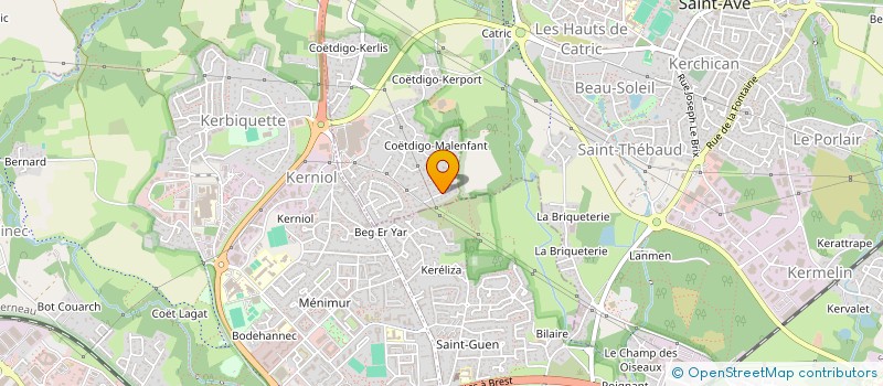 localisation de l'entreprise LES VERES  SAINT-AVE