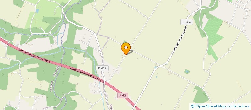 localisation de l'entreprise LES VERGERS BLEUS  MEILHAN-SUR-GARONNE