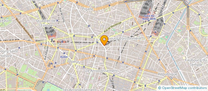 localisation de l'entreprise LES VERGERS CADET à PARIS