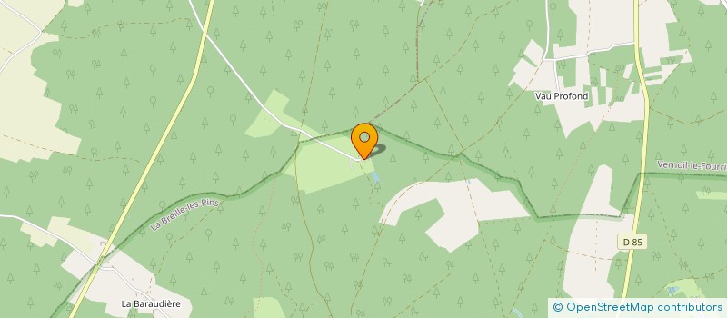 localisation de l'entreprise LES VERGERS D'AIZE à NOYANT-VILLAGES