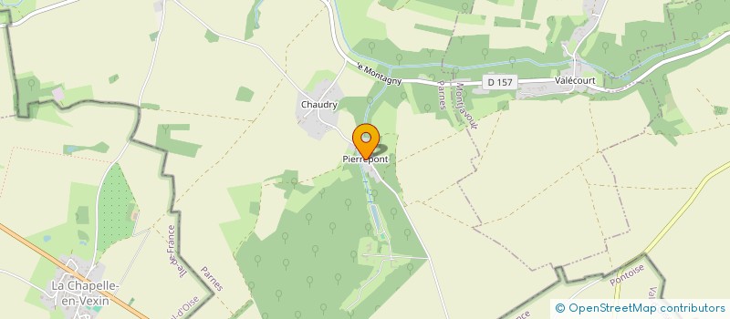 localisation de l'entreprise LES VERGERS D ALINCOURT à PARNES