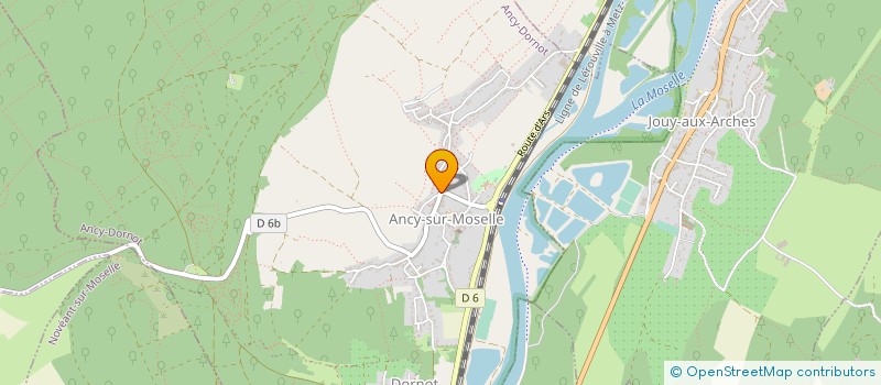 localisation de l'entreprise LES VERGERS D'ANCY  ANCY-DORNOT