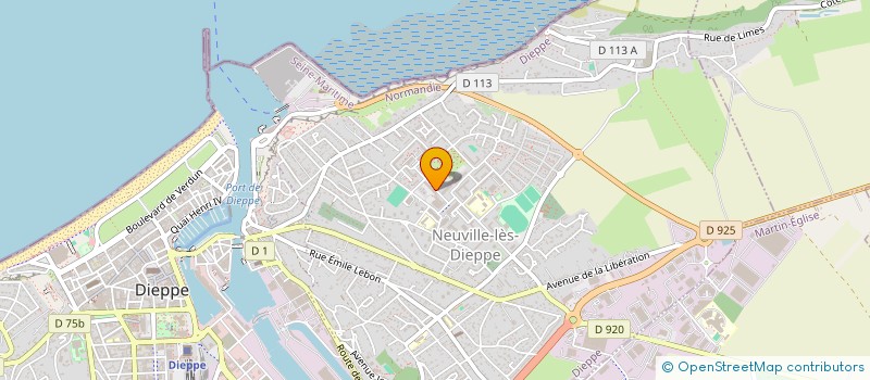 localisation de l'entreprise LES VERGERS D'ANNIE  DIEPPE