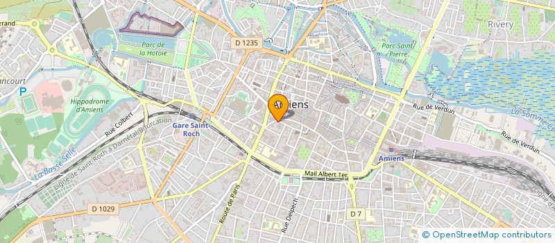 localisation de l'entreprise LES VERGERS D'OPALE à AMIENS