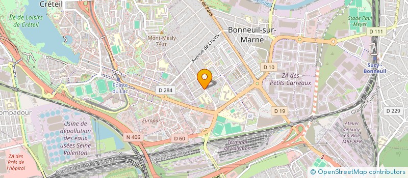 localisation de l'entreprise LES VERGERS DE BONNEUIL à BONNEUIL-SUR-MARNE