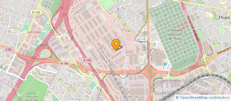 localisation de l'entreprise LES VERGERS DE BOULOGNE à RUNGIS