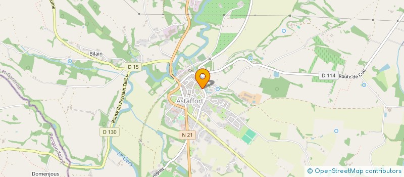 localisation de l'entreprise LES VERGERS DE CARNAULE  SAINT-SIXTE