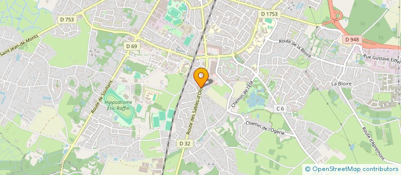 localisation de l'entreprise LES VERGERS DE CHALLANS à CHALLANS