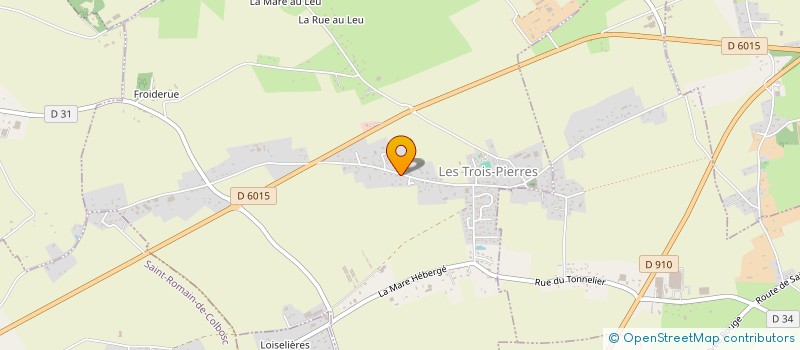 localisation de l'entreprise LES VERGERS DE FLADEN  LES TROIS-PIERRES