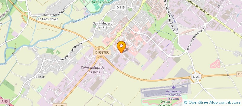 localisation de l'entreprise LES VERGERS DE FONTENAY à FONTENAY-LE-COMTE