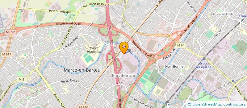 localisation de l'entreprise LES VERGERS DE GAMBAISEUIL à MARCQ-EN-BARŒUL
