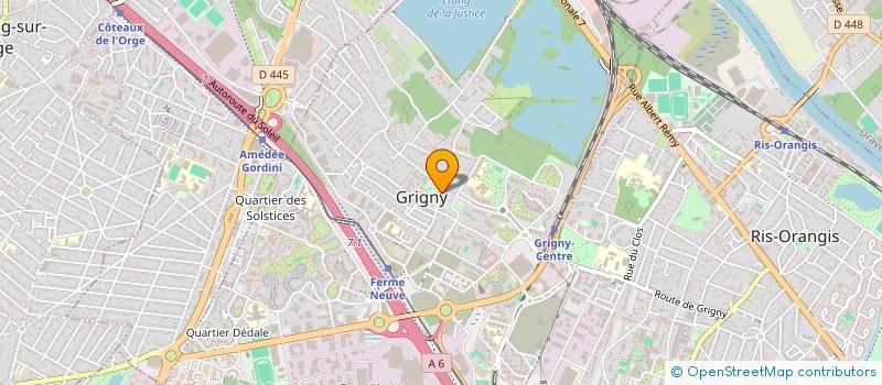 localisation de l'entreprise LES VERGERS DE GRIGNY à GRIGNY
