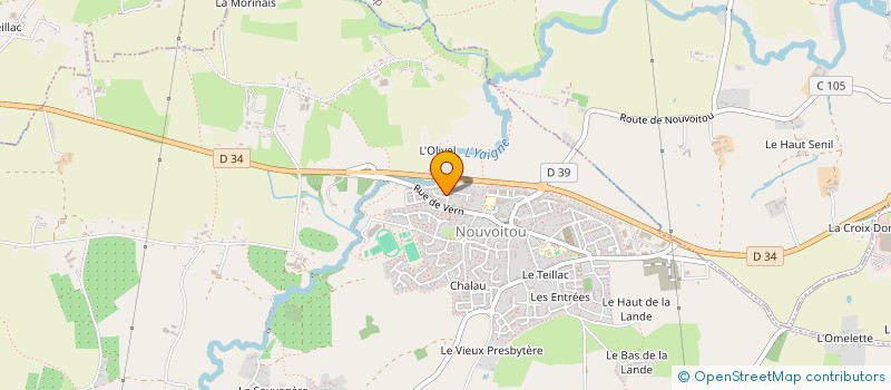 localisation de l'entreprise LES VERGERS DE L'ECLOSEL  NOUVOITOU