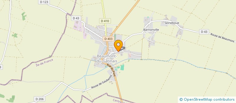 localisation de l'entreprise LES VERGERS DE L'EXCELLENCE à BEAUMONT-DU-GATINAIS