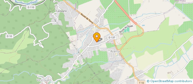 localisation de l'entreprise LES VERGERS DE L'ISOLOTTO à VESCOVATO