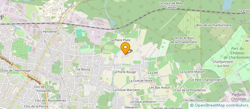 localisation de l'entreprise LES VERGERS DE LA HAUTE GAZONNIERE à SEMOY