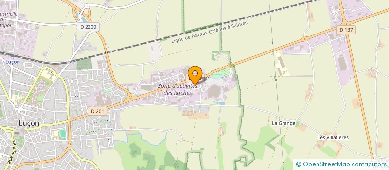 localisation de l'entreprise LES VERGERS DE LUCON à LUCON
