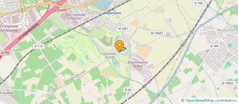 localisation de l'entreprise LES VERGERS DE MASSANE à BAILLARGUES