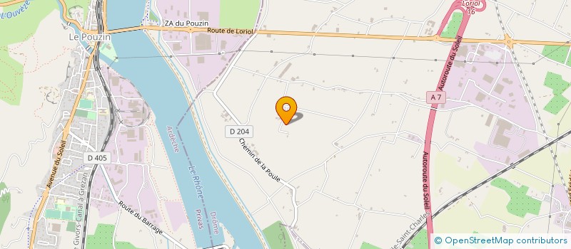 localisation de l'entreprise LES VERGERS DE MIRMANDE à MIRMANDE