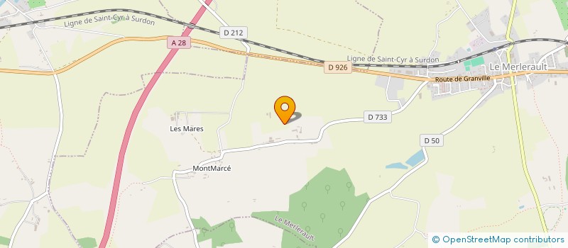 localisation de l'entreprise LES VERGERS DE NORMANDIE à LA GENEVRAIE