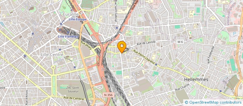 localisation de l'entreprise LES VERGERS DE PROVENCE à LILLE