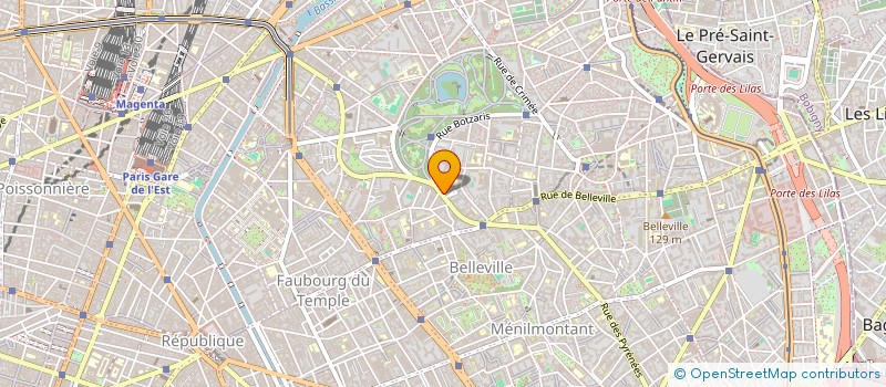 localisation de l'entreprise LES VERGERS DE PROVENCE  PARIS