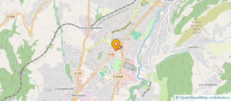 localisation de l'entreprise LES VERGERS DE SAINT ANDRE  GAP