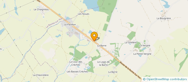 localisation de l'entreprise LES VERGERS DE SAINT FLORENT DES BOIS à RIVES DE L'YON