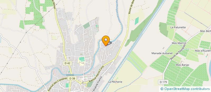 localisation de l'entreprise LES VERGERS DE SAINT GILLES  SAINT-GILLES