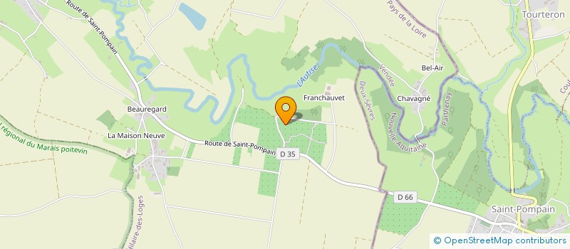 localisation de l'entreprise LES VERGERS DE SAINT HILAIRE DES LOGES à SAINT-HILAIRE-DES-LOGES