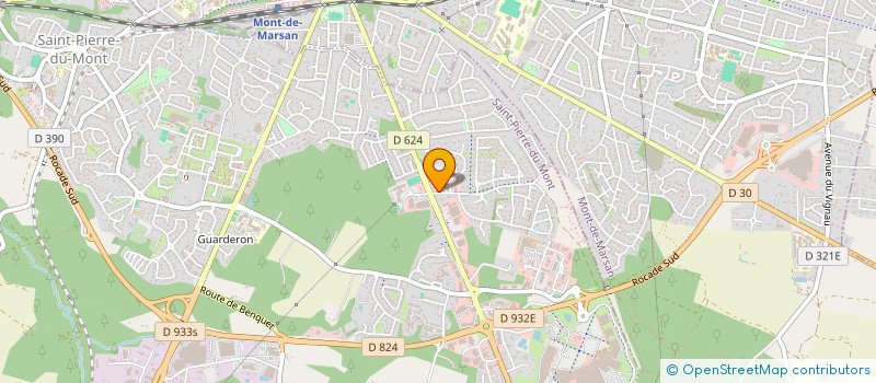 localisation de l'entreprise LES VERGERS DE SAINT PIERRE  SAINT-PIERRE-DU-MONT