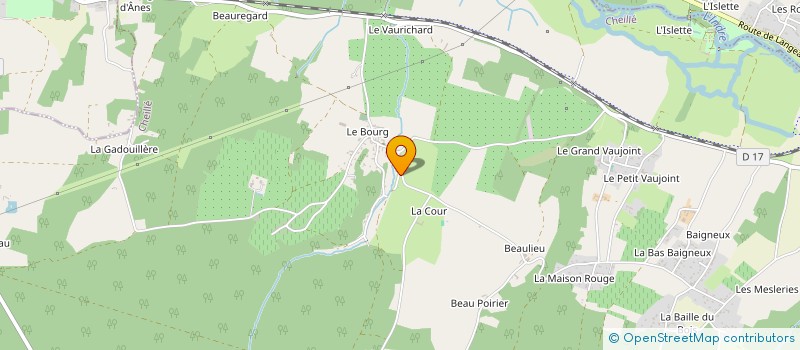 localisation de l'entreprise LES VERGERS DE SAM à CHEILLE