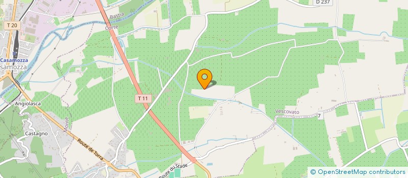 localisation de l'entreprise LES VERGERS DE SAN GIUSTU à VESCOVATO
