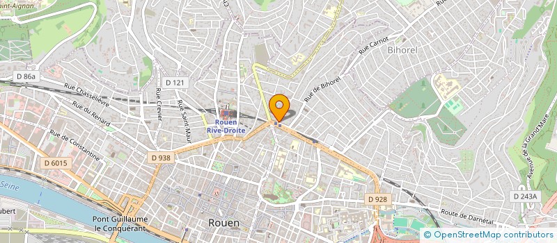 localisation de l'entreprise LES VERGERS DE ST JACQUES à ROUEN