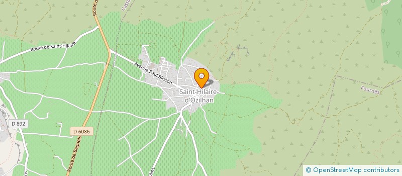 localisation de l'entreprise LES VERGERS DE ST LUC  SAINT-HILAIRE-D'OZILHAN