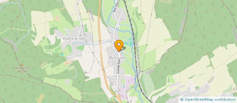 localisation de l'entreprise LES VERGERS DE TREMOINS  TREMOINS