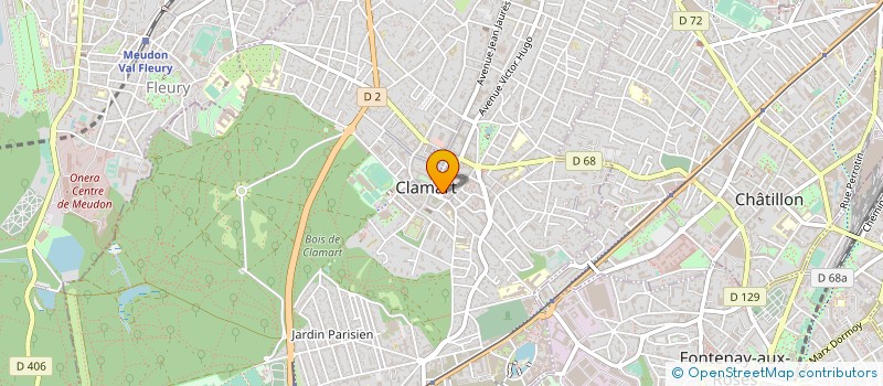 localisation de l'entreprise LES VERGERS DE TRIANON à CLAMART