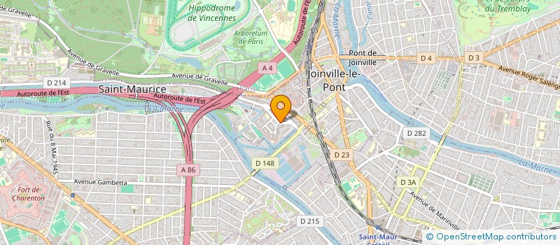 localisation de l'entreprise LES VERGERS DE VERLAINE à SAINT-MAURICE