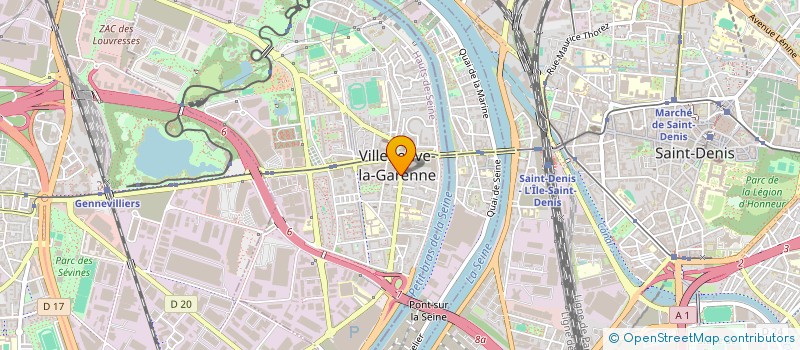 localisation de l'entreprise LES VERGERS DE VILLENEUVE à VILLENEUVE-LA-GARENNE