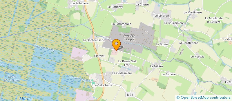 localisation de l'entreprise LES VERGERS DU BOIS MACE  LE CELLIER