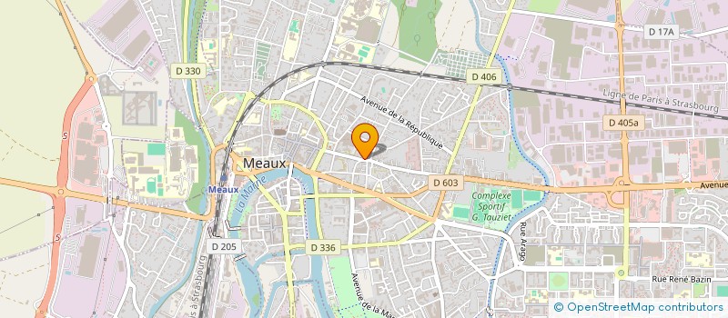 localisation de l'entreprise LES VERGERS DU FAUBOURG à MEAUX