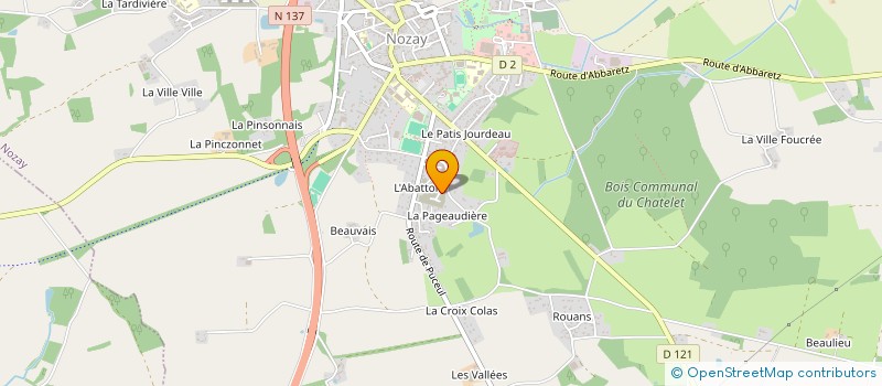 localisation de l'entreprise LES VERGERS DU LUQUET  VAY