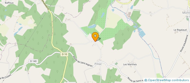 localisation de l'entreprise LES VERGERS DU MARQUIS à PILLAC