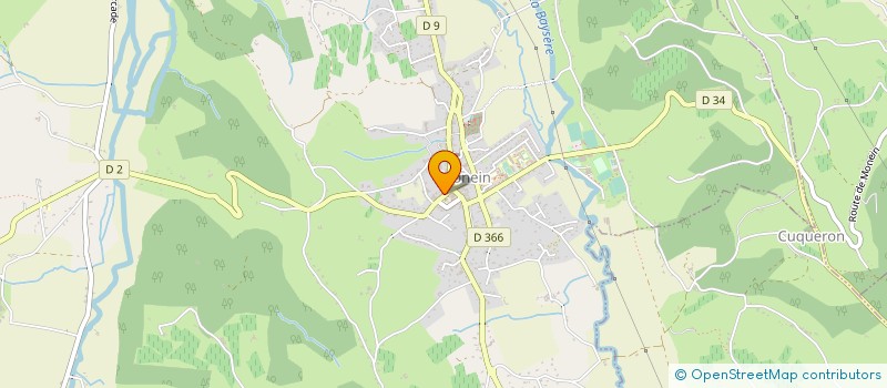 localisation de l'entreprise LES VERGERS DU PAYS DE MONEIN à MONEIN